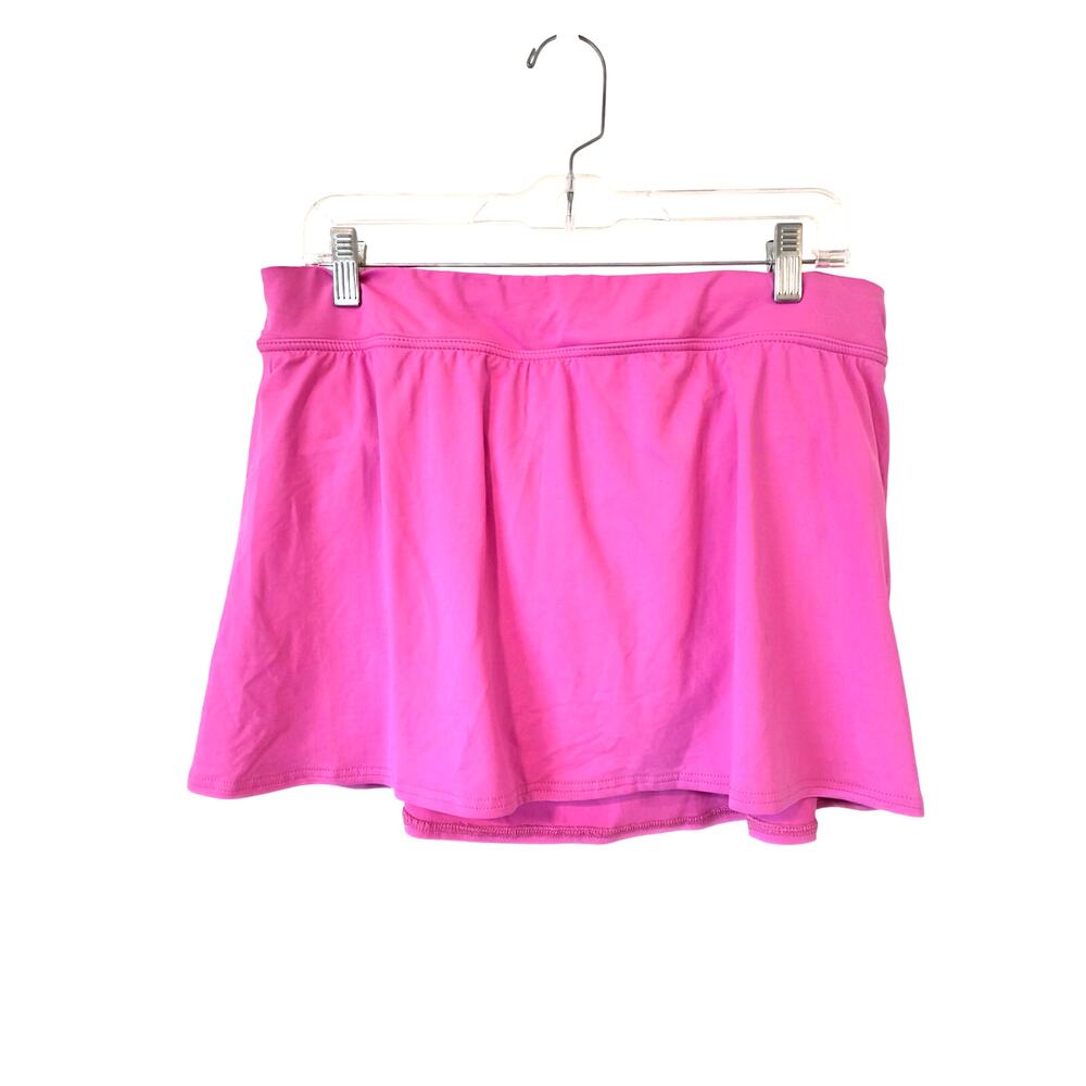 Lands Womens Swim Skirt Bottom Plus Size 16 Pink